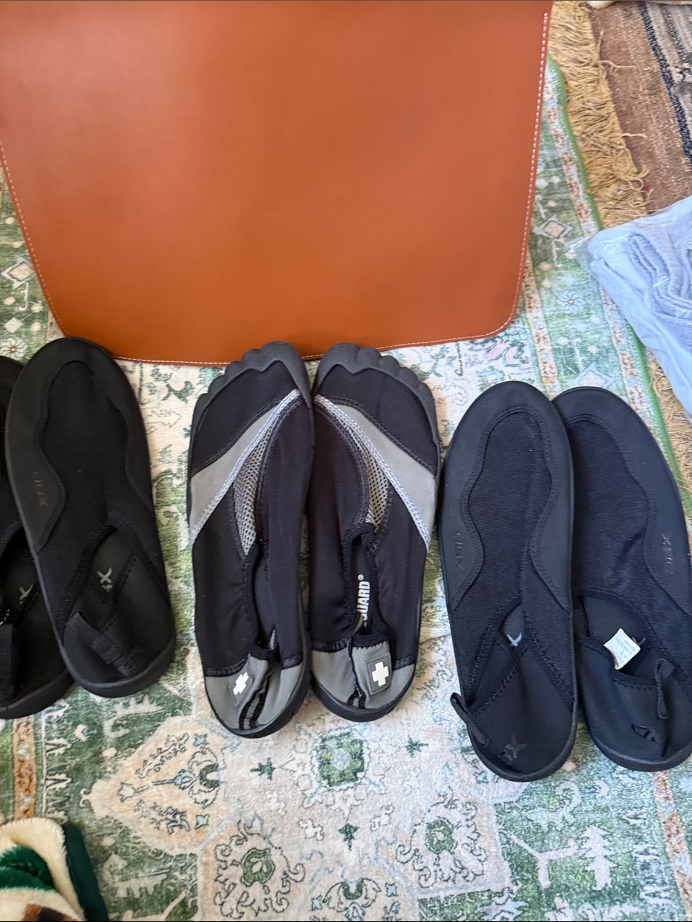 Black Water Shoes Trio - Slip-On Aqua Shoes